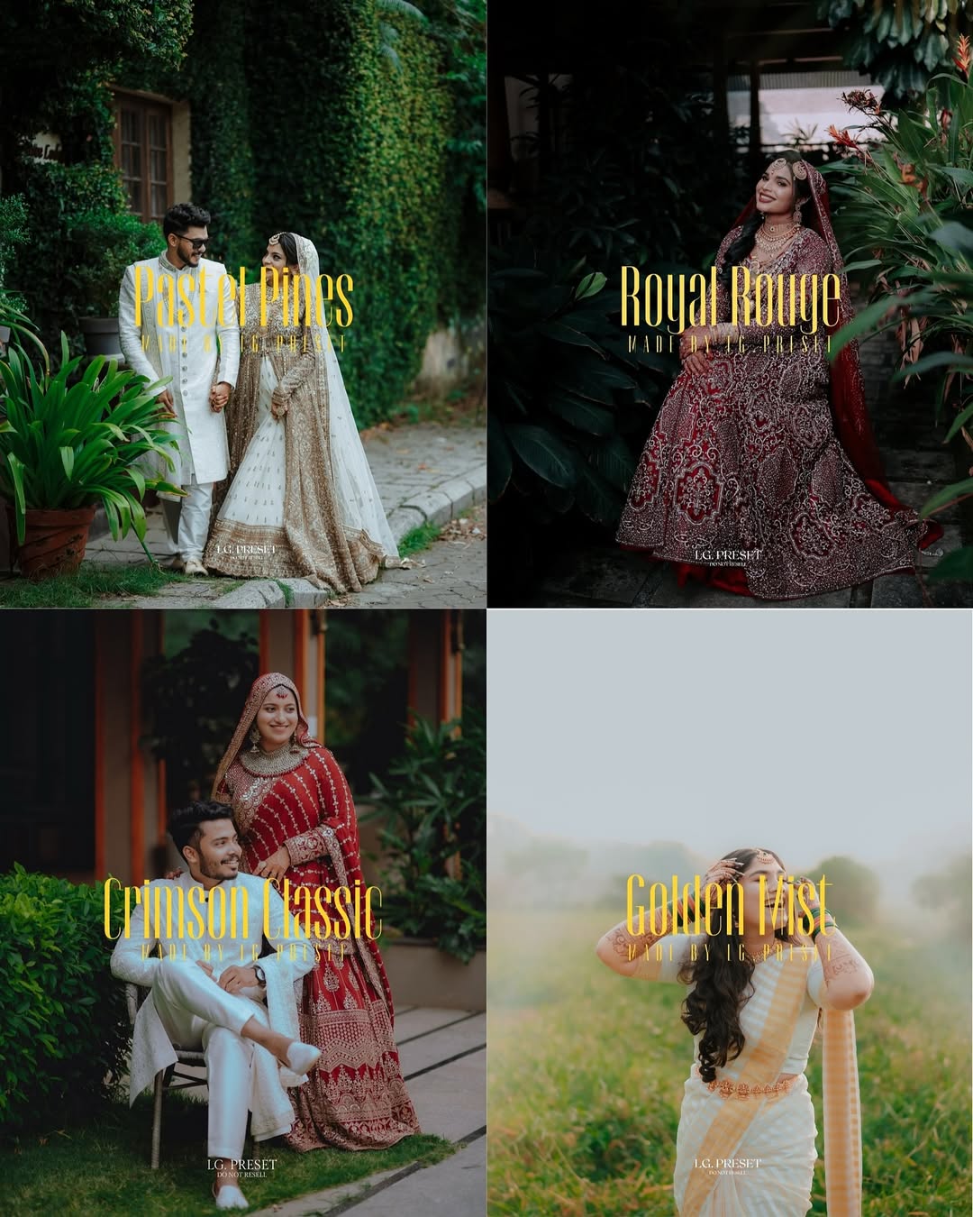 600+ Premium Wedding Preset