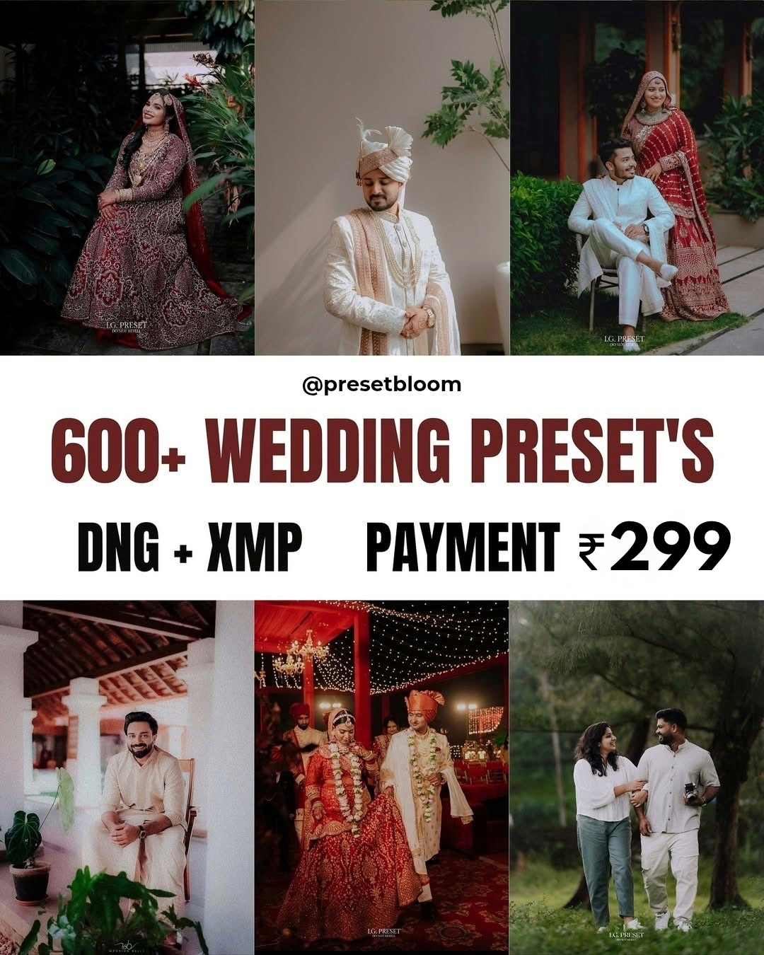 600+ Premium Wedding Preset