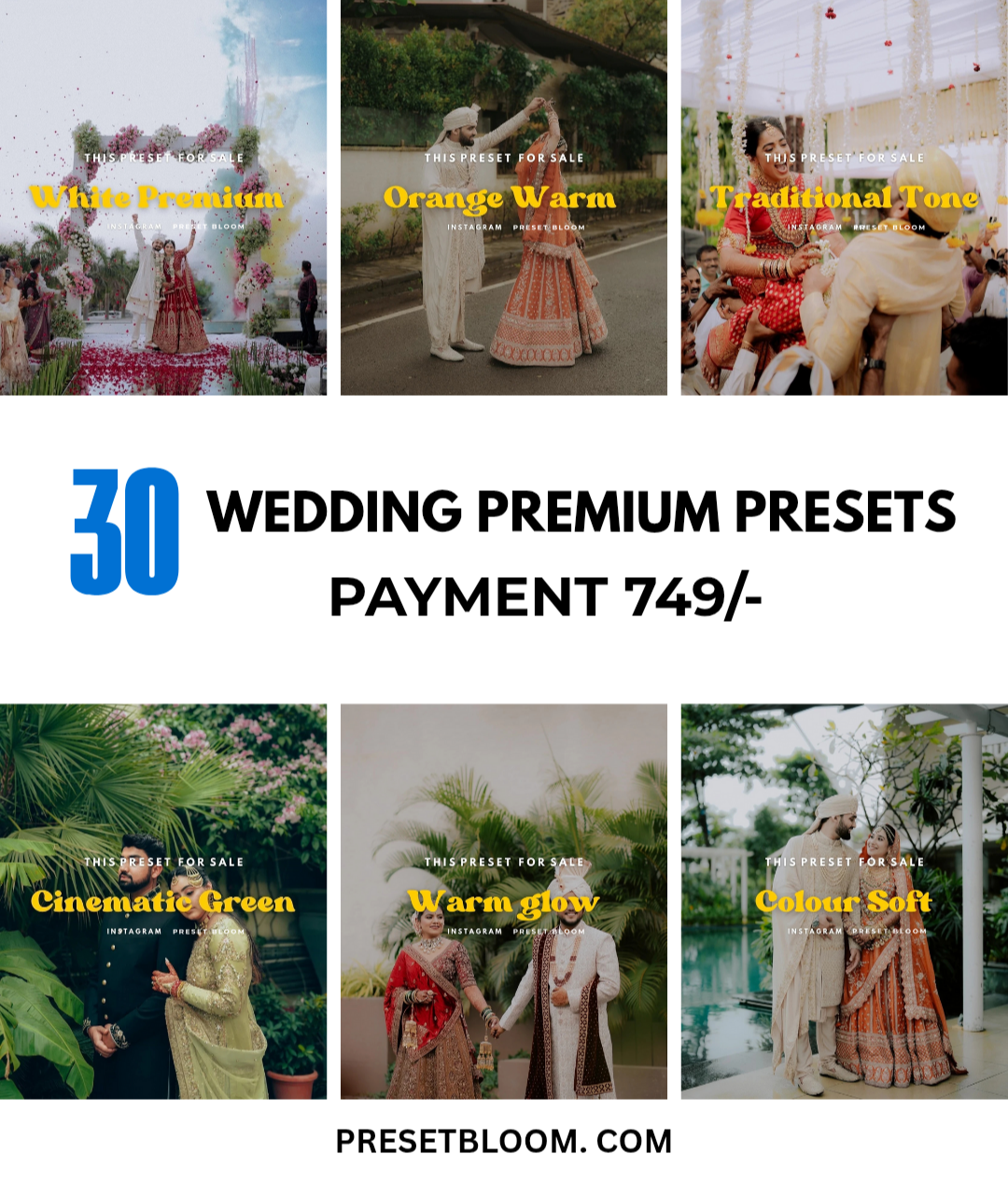 30 Wedding Preset