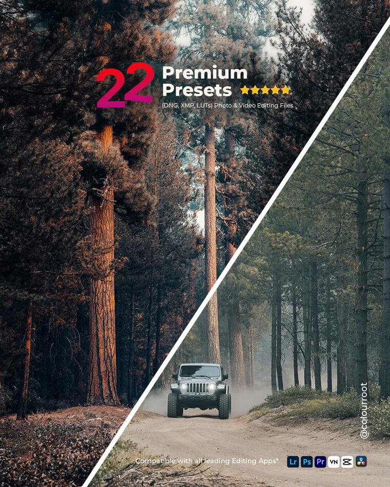 22 Signature Premium Editing Presets